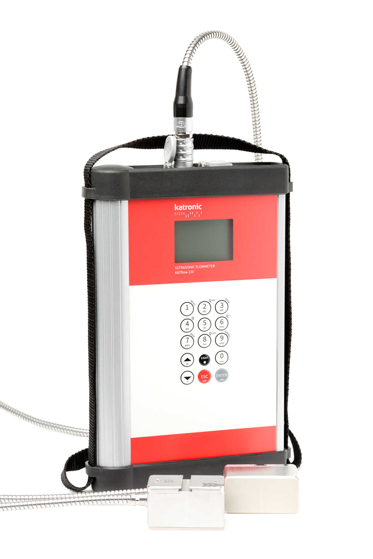 KATflow 230 - portable waterproof ultrasone flowmeter | U-F-M b.v.