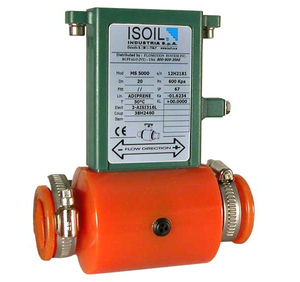 MS 5000 gepatenteerde plastic wrapper sensor - elektromagnetische flowmeters | U-F-M b.v.