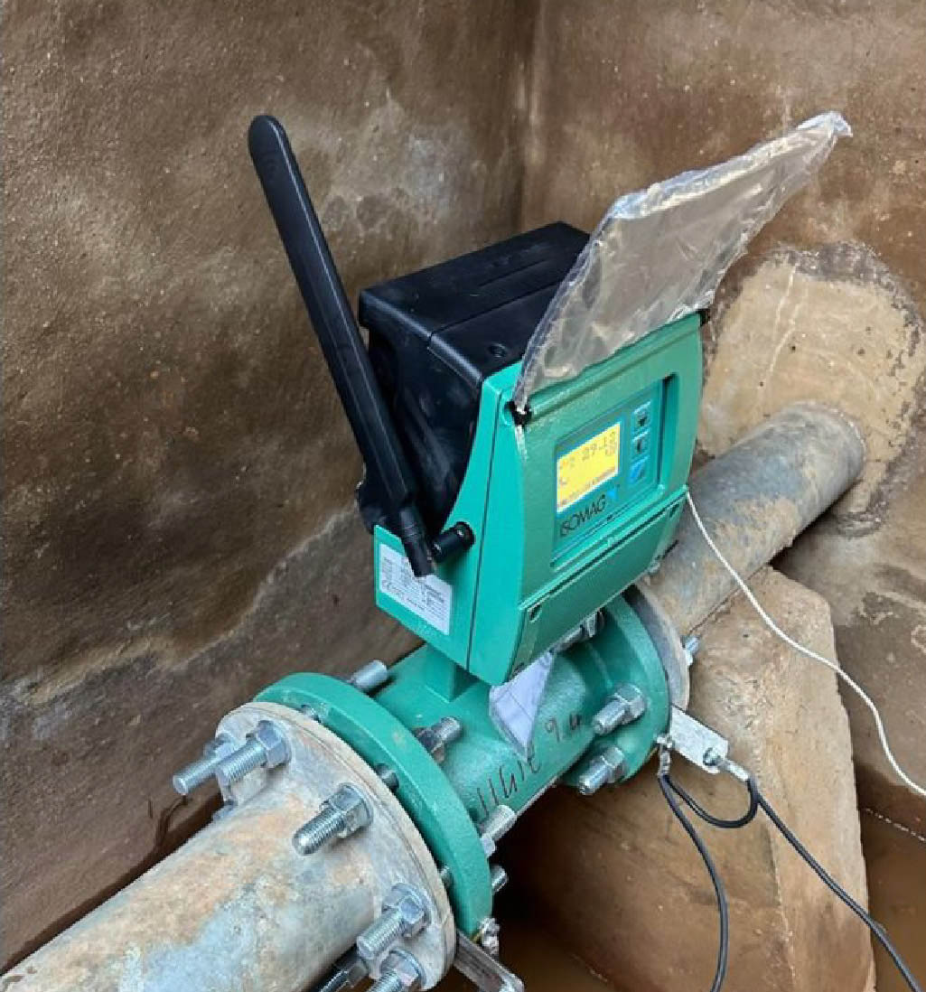 Elektromagnetische flowmeting - systeem: sensor + converter