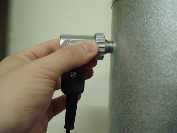 Katronic WTG - wall thickness gauge NT in use