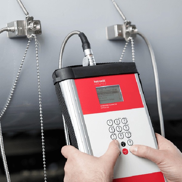 KATflow 230 - double channel portable ultrasonic clamp-on flowmeter