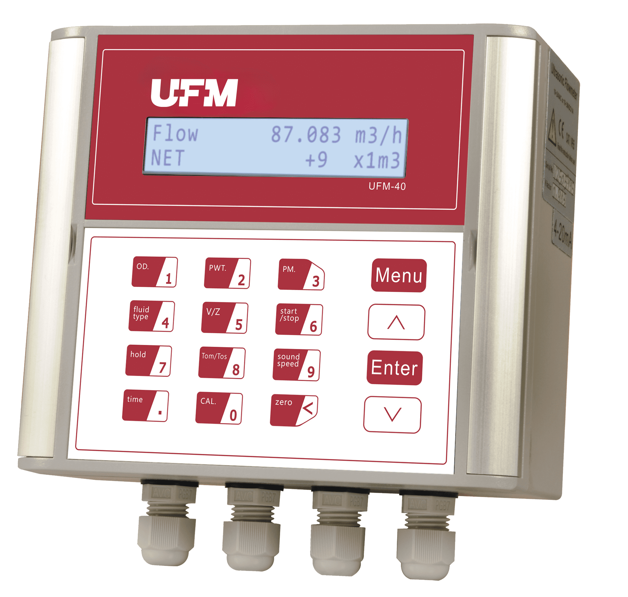 UFM-40 - clamp-on flowmeter for water applications